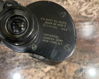 WW II Navy sub chaser binoculars