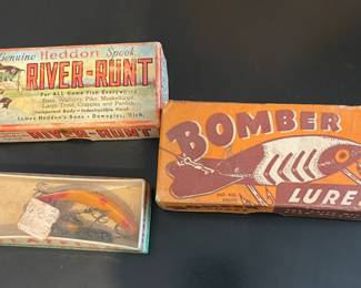 Vintage fishing lures