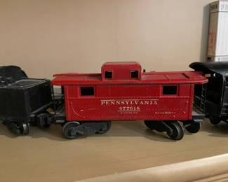 Vintage Lionel model train cars