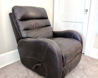 CATNAPPER RECLINER - BROWN FAUX LEATHER - LIVING ROOM FURNITURE