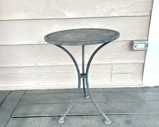 METAL OUTDOOR SMALL END TABLE - SIDE TABLE
