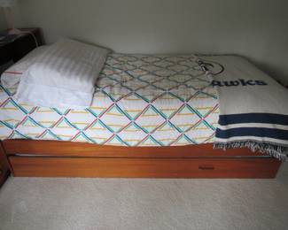 Great Teak Bed with underbed storage