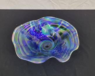 Signed Hand Blown Glass 