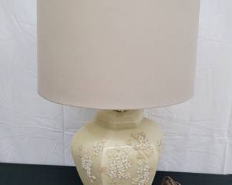 Post Modern Enamel Flower Table Lamp