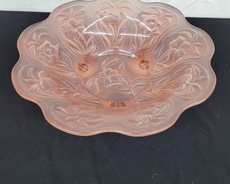 Pink Glass Dish