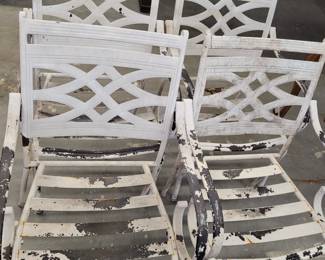 Set of 4 Patio Chairs 