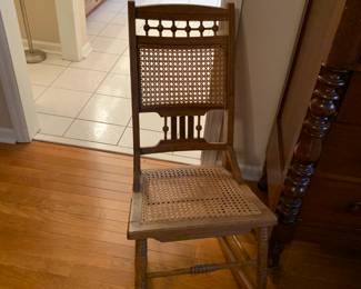 #77	Cane Seat and Back Rocking Chair	 $75.00 
