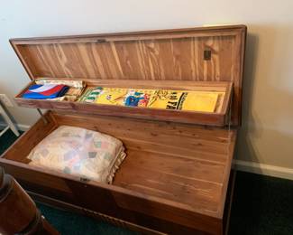 #45	Waterfall Cedar Chest with Tray 48x19x19	 $125.00 
