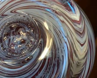 #136	Univ. of Alabama Education "Hall of Fame" Signed & Stamped Vase 	 $75.00 
