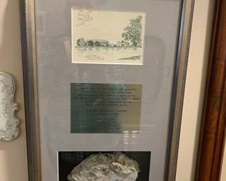 #38	Art	Teresa Reid Print Rock from Big Spring Park 1975	 $100.00 	   		
