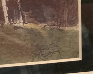 #97	Rosemary Williams Pen and Ink Print 89/500 Dove	 $75.00 
