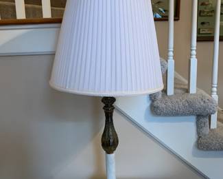 #27	Brass and Marble Lamp 32" Tall	 $75.00 
