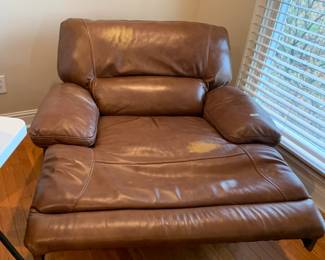 #30	Leather Arm Chair 46" Wide (as is finish)	 $100.00 
