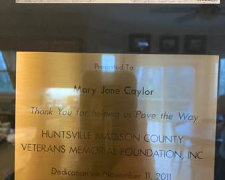 #37	Art	Ed Starnes Print Veterans Memorial Park	 $75.00 			

