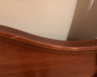 #91	Full 4 Post Bed Frame (as is finish)	 $175.00 
