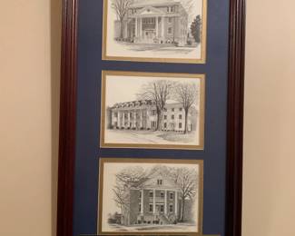 #92	3 Pen and Ink Athens State College	 $75.00 
