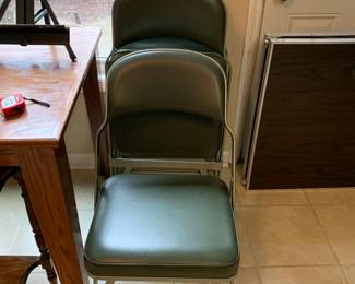#105	4 Heavy Duty Folding Chairs	 $40.00 
