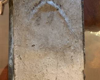 #154	 Hand-Painted Roof Tile 14x9.5"	 $75.00 
