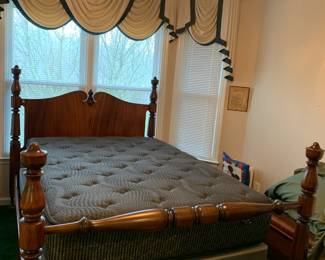 #49	Full Bed Frame Wood	 $200.00 
#50	Double Pillow Top Mattress and Box Springs Serenity Sleep Products	 $175.00 
