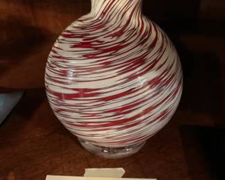 #136	Univ. of Alabama Education "Hall of Fame" Signed & Stamped Vase 	 $75.00 
