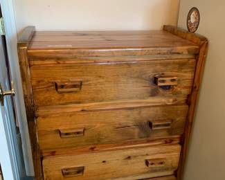 #54	4 Drawer Pine Chest of Drawers 33x16x42	 $75.00 
