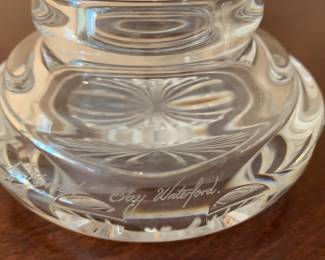 #128	"Swan Lake" Waterford Numbered 379/2500 by Kenneth Evoy "Thumbprint	 $125.00 
