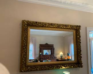 #21	Ornate Gold Mirror 53x40	 $175.00 
