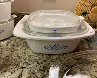 #174	Blue Cornflower Roaster Casserole Dish - 4 pcs	 $25.00 
