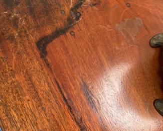 #11	One Drawer End Table 28x20x31 (as is finish)	 $200.00 
#12	Painted Lamp with Shade 21" Tall	 $75.00 
