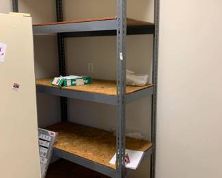 #121	Heavy Duty Metal and Wood Shelf 48x24x72	 $75.00 
#122	Heavy Duty Metal and Wood Shelf 48x24x72	 $75.00 

