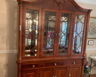#1	Two Piece China Cabinet  66x20x91	 $375.00 
