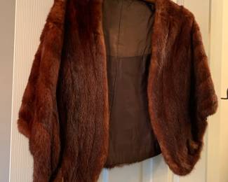 #52	Red Fur Mink Stole	 $75.00 

