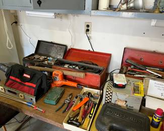Miscellaneous tools and tool boxes
