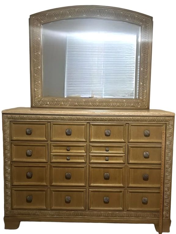 Star Furnitiure Marble Top Dresser