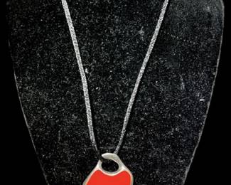 SX 925 Red Pendant Necklace