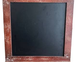 Rustic Chalkboard with Hooks