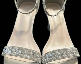 DB Studio Rhinestone Wedge Shoes