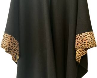 Amanda Smith Fleece Cape Coat