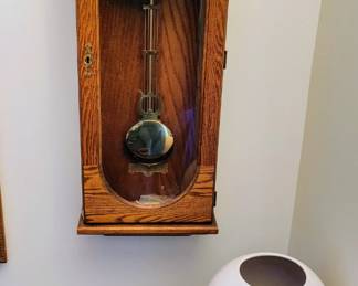 Howard Miller Westmont Regulator with Westminster chimes (every quarter hour) ... Keeps beautiful time ! 