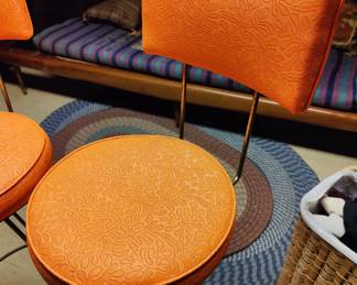 Ya gotta see this raised pattern ! !  Take home the PINK-TOP Bar ....
AND the swivel Barstools ! ! 