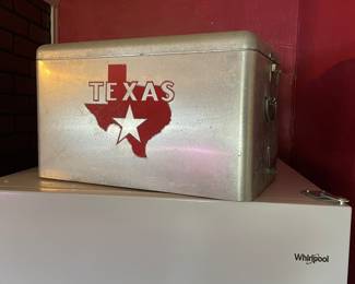 Vintage Aluminum TEXAS Ice Chest - Very Cool 😎 
