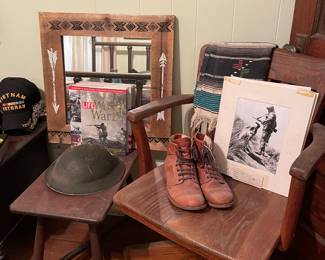 Military Helmet , shoes , photos and Misc 