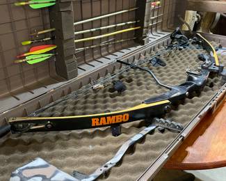 Rambo Compound Bow in Case with Arrows 