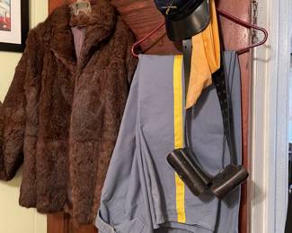 Civil War Re-enactment Uniform , Fur Coat 