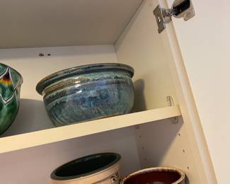 . . . another pottery bowl in blue tones