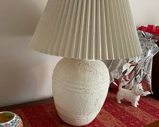 . . . accent lamp and Westie!