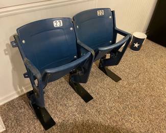 . . . vintage Tiger Stadium seats!! -- what a find!