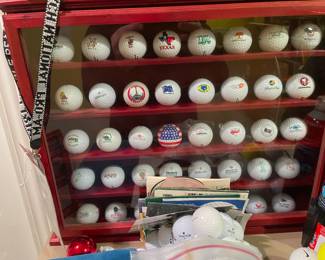 . . . golf ball collection