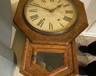 . . . antique school clock
