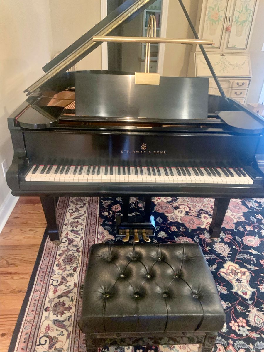 circa 1889 Steinway Grand piano Model A, serial # 65220, aparised in 2001 for $42,000